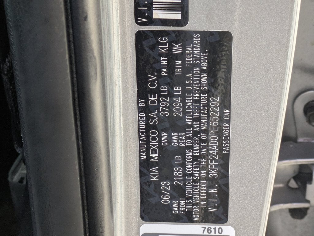 2023 Kia Forte LXS