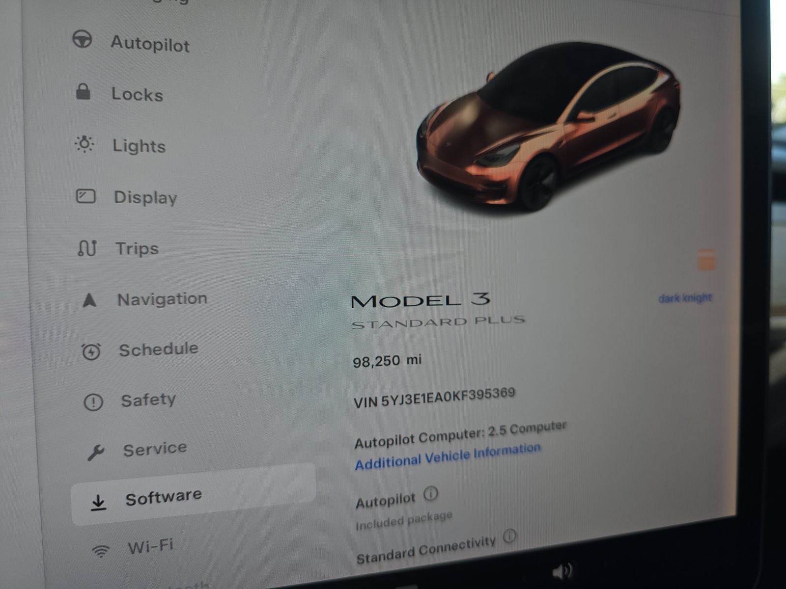 2019 Tesla Model 3 Standard Range Plus
