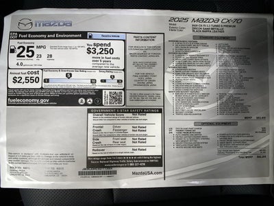 2025 Mazda Mazda CX-70 3.3 Turbo S Premium