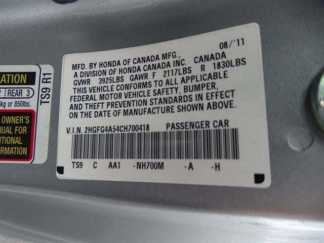 2012 Honda Civic Coupe Si