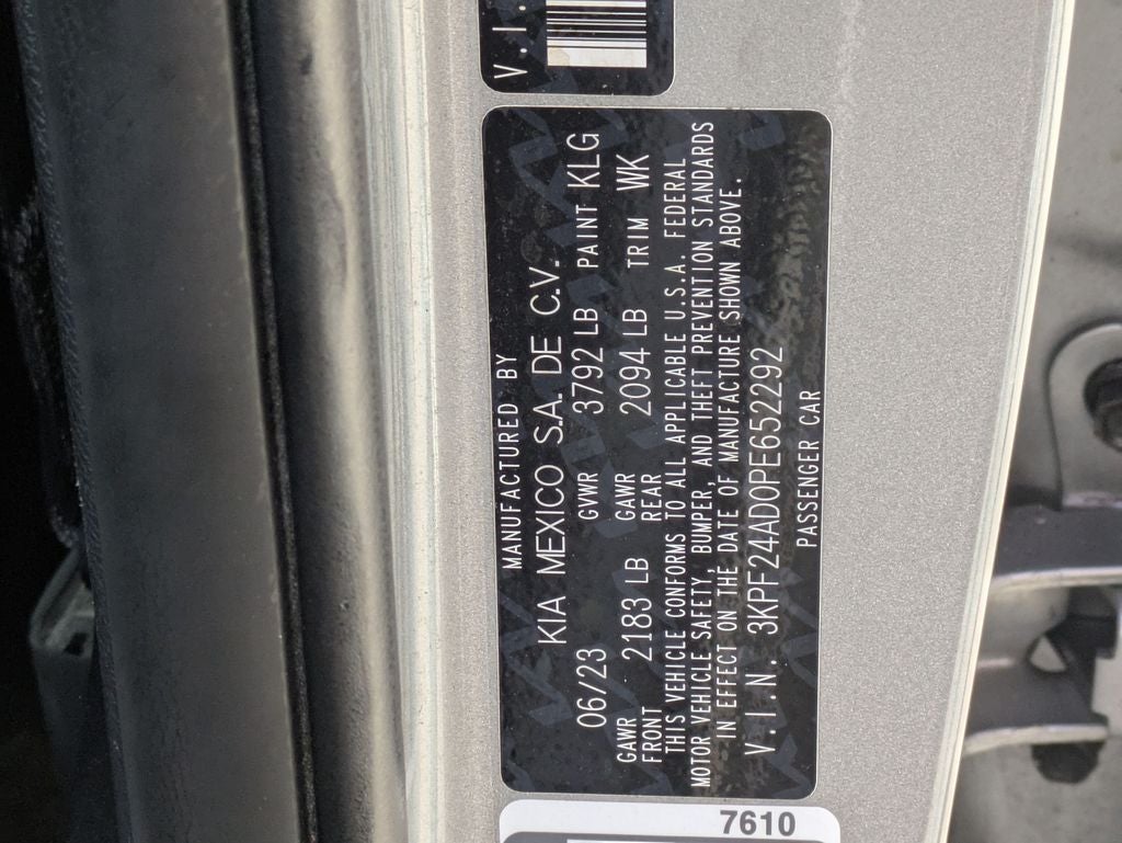 2023 Kia Forte LXS