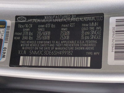 2025 Hyundai Tucson SEL Convenience
