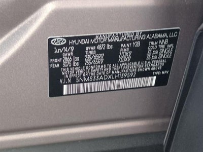 2020 Hyundai Santa Fe SEL