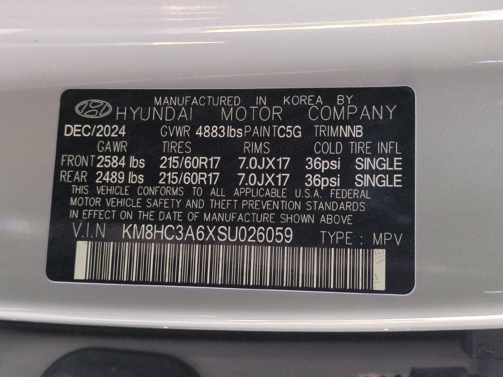 2025 Hyundai Kona Electric SEL