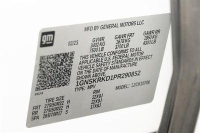 2023 Chevrolet Tahoe RST