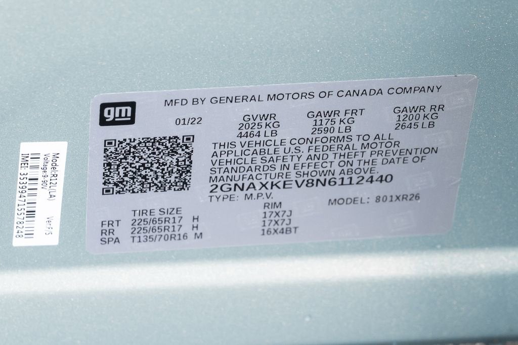 2022 Chevrolet Equinox LT