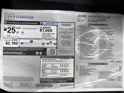 2025 Mazda Mazda CX-30 2.5 Turbo Premium AWD