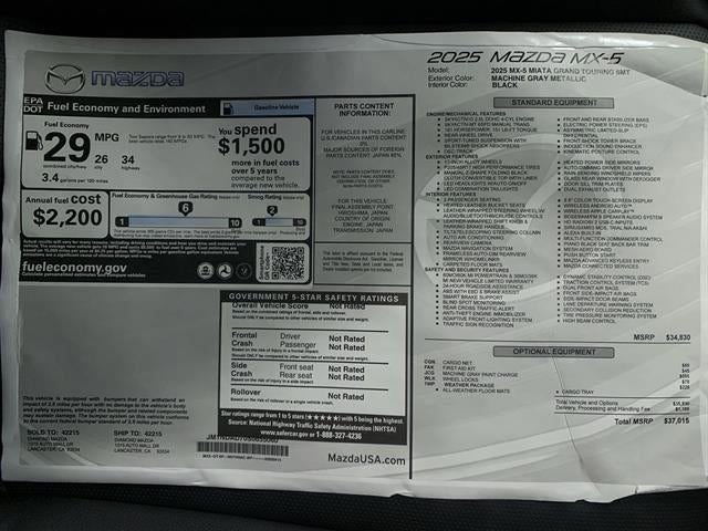 2025 Mazda Mazda MX-5 Miata Grand Touring