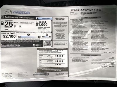 2025 Mazda Mazda CX-5 2.5 S Preferred AWD