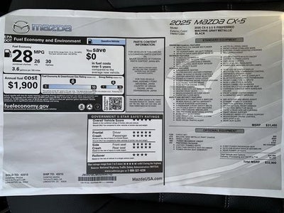 2025 Mazda Mazda CX-5 2.5 S Preferred AWD