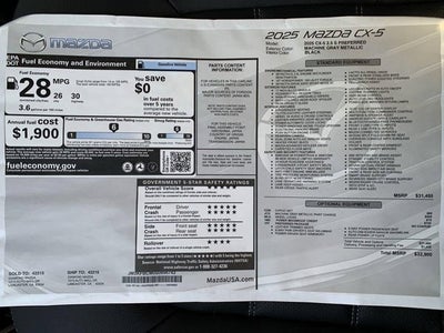 2025 Mazda Mazda CX-5 2.5 S Preferred AWD