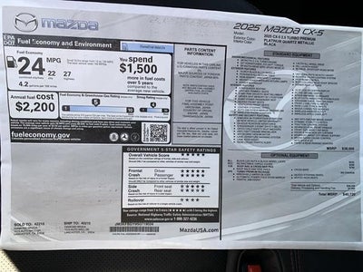 2025 Mazda Mazda CX-5 2.5 Turbo Premium AWD