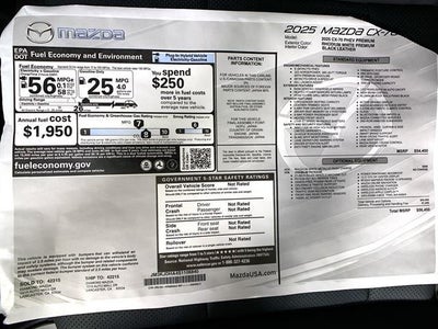 2025 Mazda Mazda CX-70 Plug-In Hybrid Premium AWD