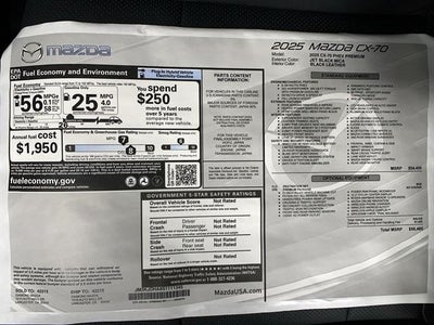 2025 Mazda Mazda CX-70 Plug-In Hybrid Premium AWD