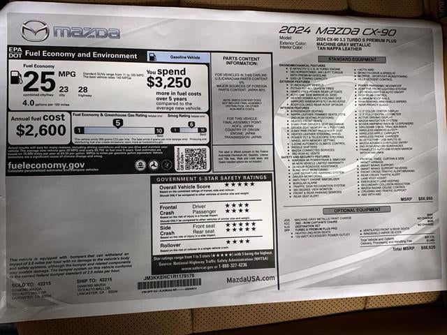 2024 Mazda Mazda CX-90 3.3 Turbo S Premium Plus AWD