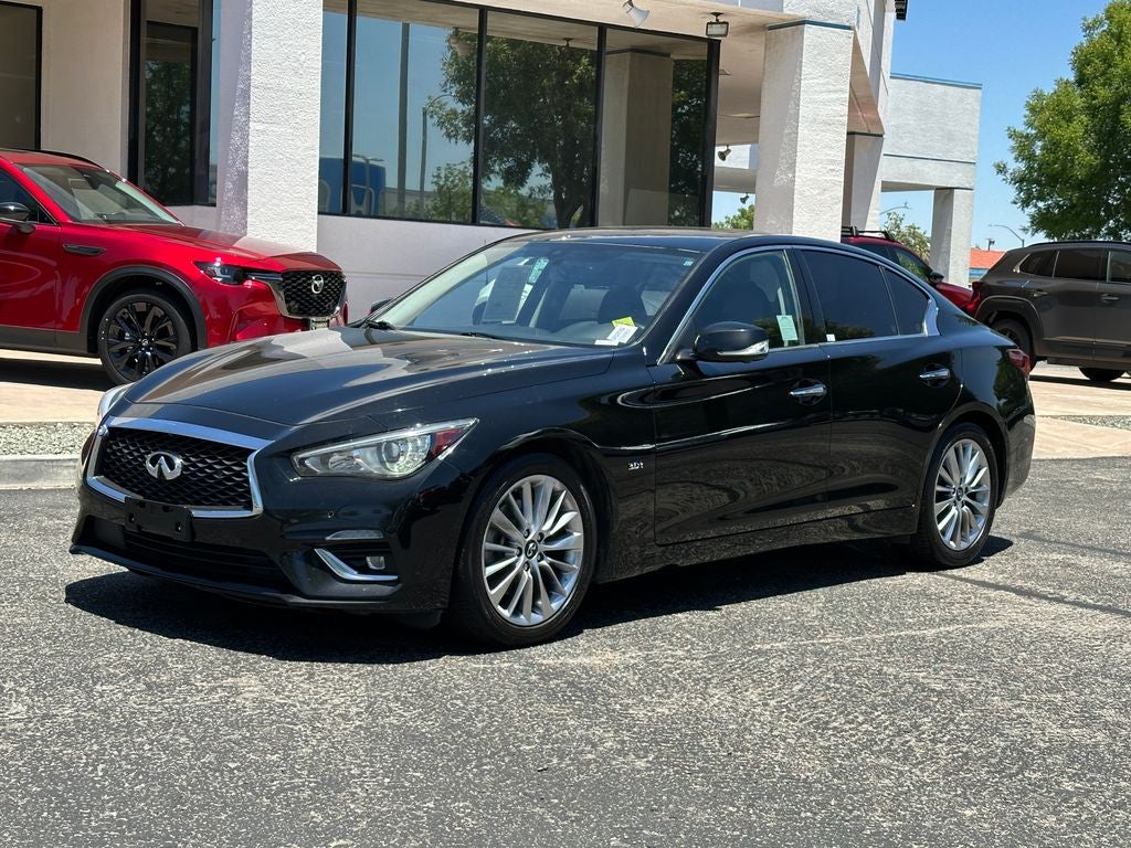 Used 2020 INFINITI Q50 LUXE with VIN JN1EV7APXLM208107 for sale in Lancaster, CA