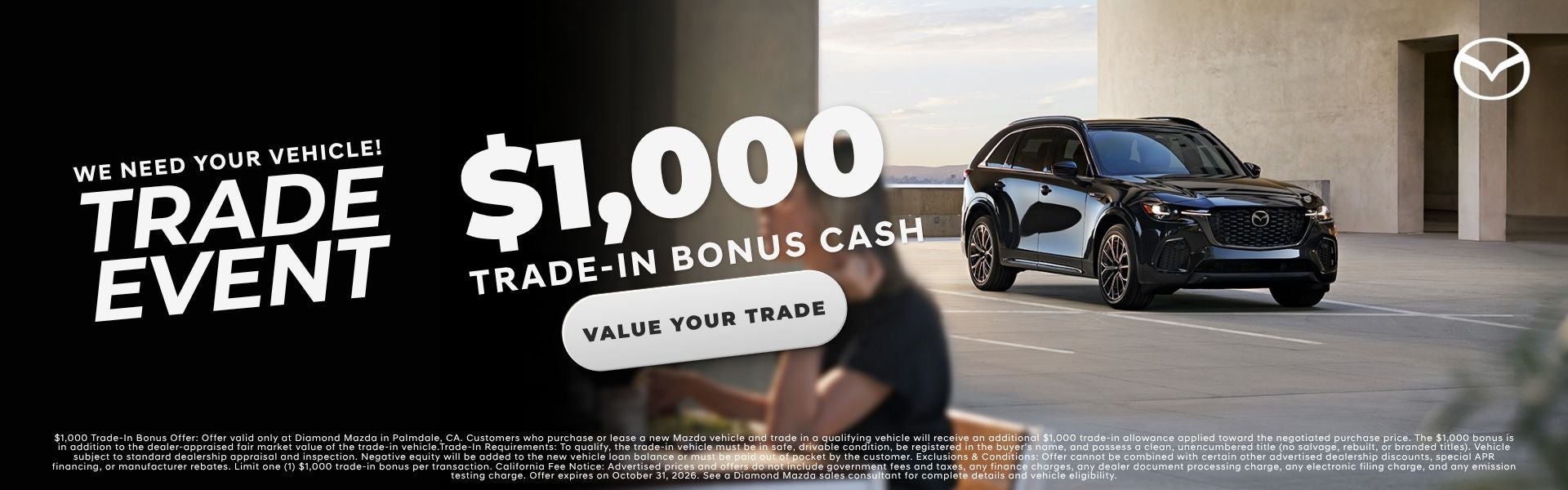 Trade event at Diamond Mazda. 