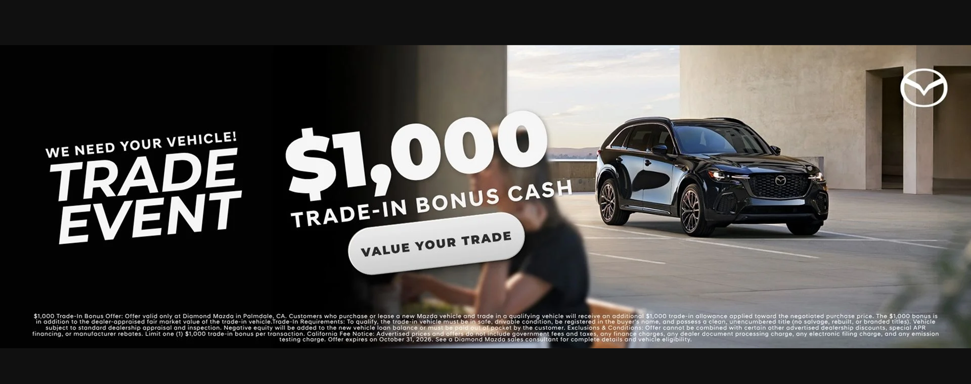 Trade event at Diamond Mazda. 