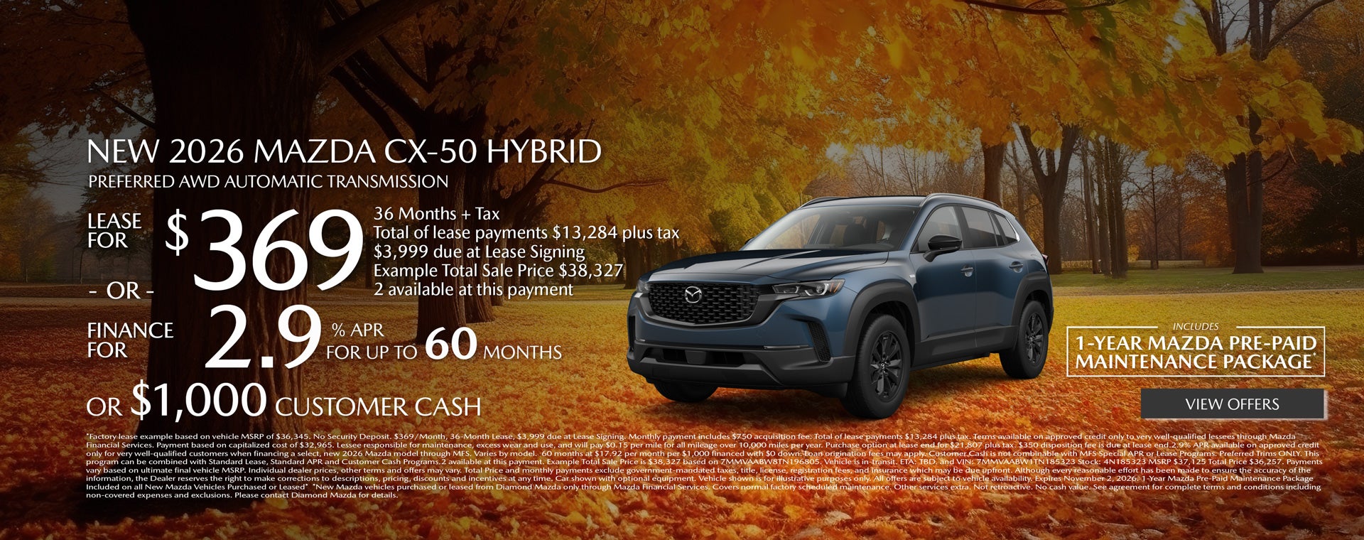 NEW 2026 MAZDA CX-50 HYBRID 
