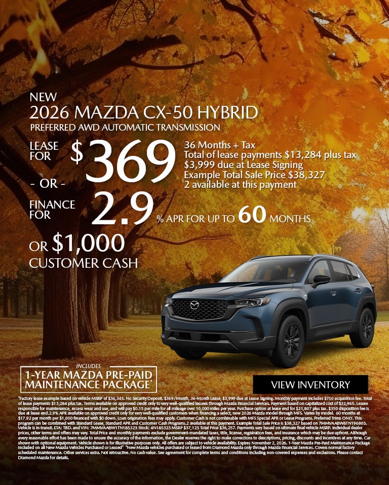 NEW 2026 MAZDA CX-50 HYBRID 